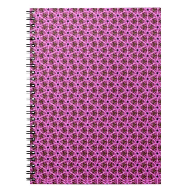 Rosa Labyrinth SpiralNotebook Notizblock (Vorderseite)