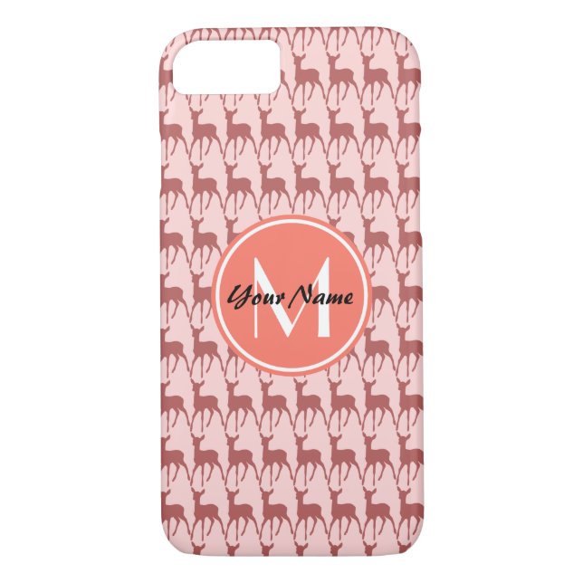 Rosa Lachsrüber, kundenspezifisch, Personalisiert Case-Mate iPhone Hülle (Rückseite)