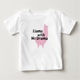 Rosa Lama-Baby-T - Shirt
