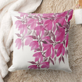 Rosa Land Floral Aquarell Kissen