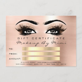 Rosa Lashes Makeup Artist Certificate Gift