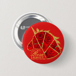 Rosa Lavaglut 缶 Button
