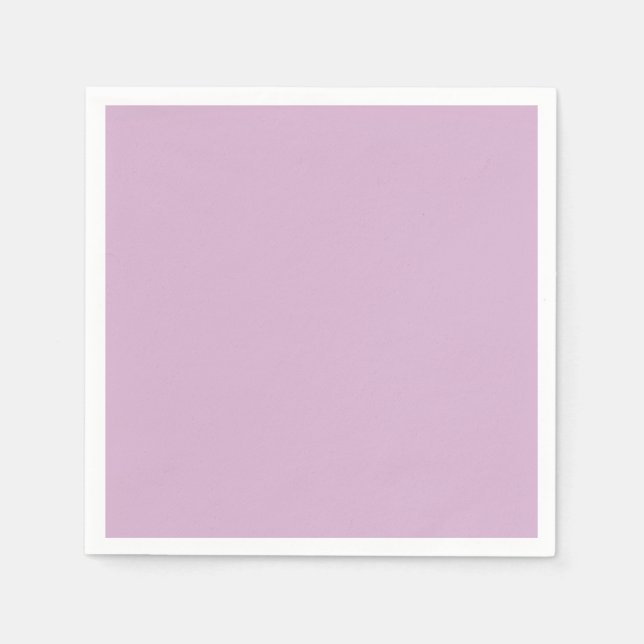 Rosa Lavendel Solid Color Serviette (Vorderseite)