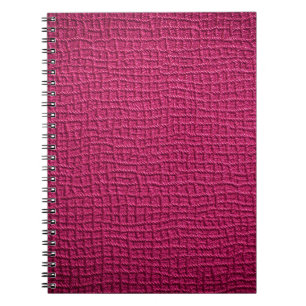 Rosa Leder Notizblock