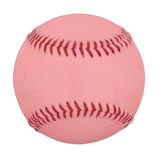 Rosa Lederkörbe Baseball (Vorderseite)