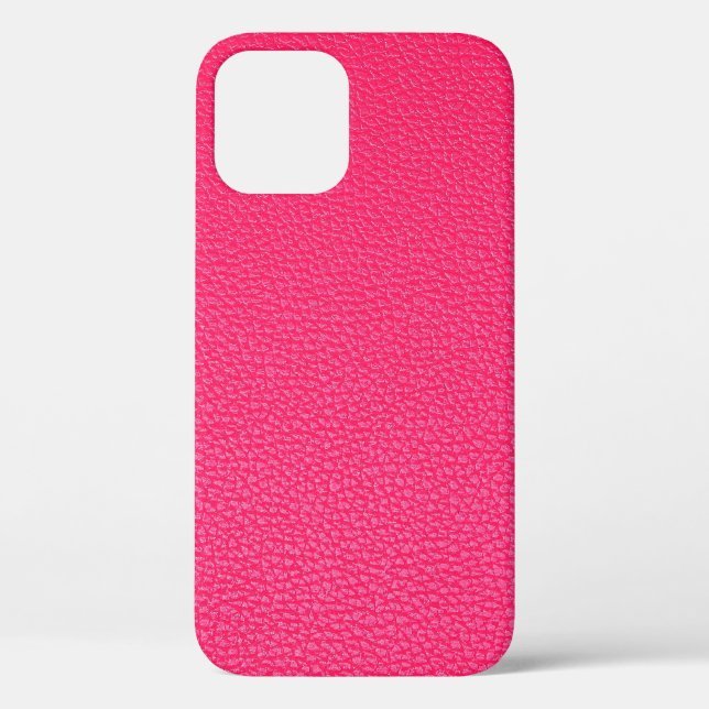 Rosa Lederoptik Case-Mate iPhone Hülle (Rückseite)