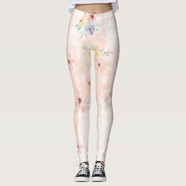Rosa Leggings (Vorderseite)