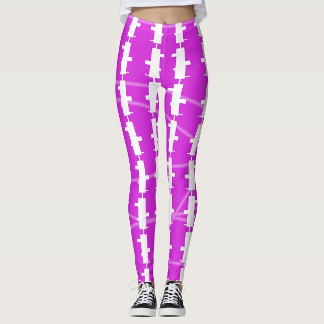 Rosa Leggings (Vorderseite)