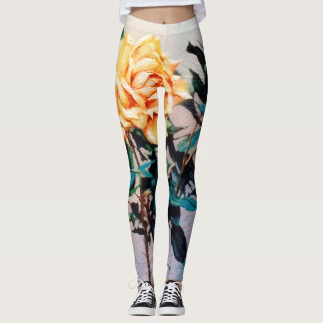 Rosa Leggings (Vorderseite)