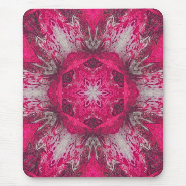 Rosa Leidenschaft Mousepad (Vorne)