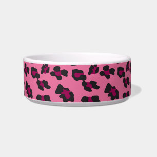 Rosa Leopard-Druck Napf