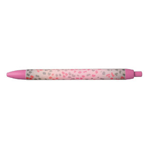 Rosa Leopard-Druck-Stift Kugelschreiber