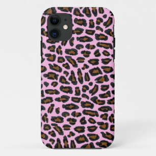 Rosa Leopard-Pelz Case-Mate iPhone Hülle
