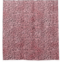 Rosa Leopard Print Sparkor Glitzer