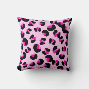 Rosa Leopard. Tierisches Hautmuster. Leopard. Pant Kissen