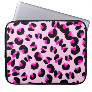 Rosa Leopard. Tierisches Hautmuster. Leopard. Pant Laptopschutzhülle