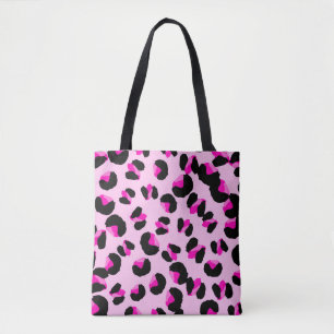 Rosa Leopard. Tierisches Hautmuster. Leopard. Pant Tasche