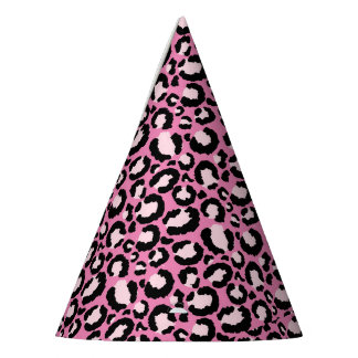 Rosa Leoparden Partyhütchen
