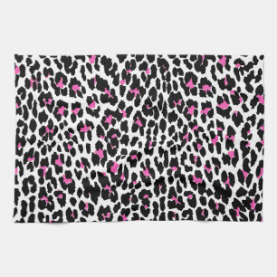 rosa Leopardendruck Handtuch