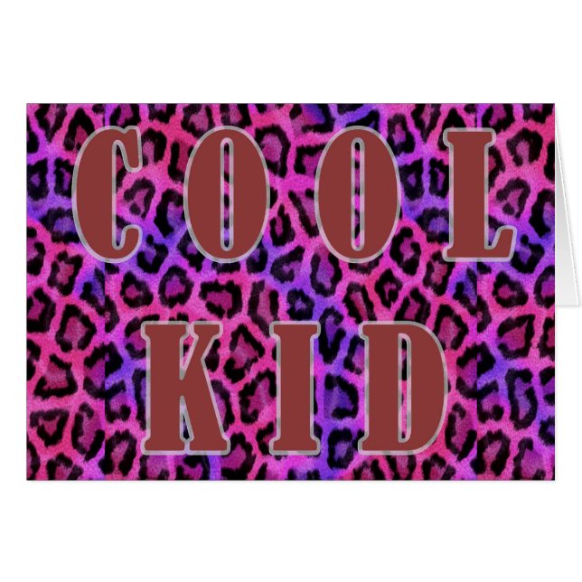 Rosa Leopardendrucke (Vorderseite (Horizontal))