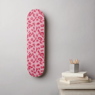 Rosa Leopardenmuster Skateboard