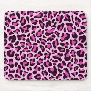 Rosa Leopardenprint Mädchen-Trendy-Mauspad Pads Mousepad