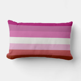 Rosa Lesbische Flagge Lendenkissen