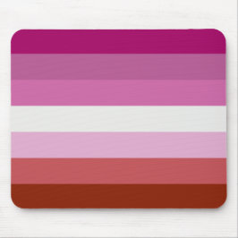 Rosa Lesbische Flagge Mousepad