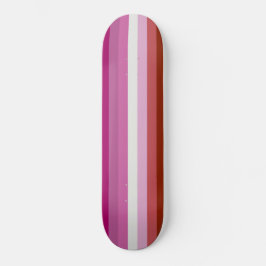 Rosa Lesbische Flagge Skateboard