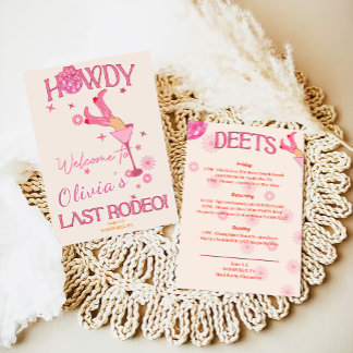 Rosa letzte Rodeo Bachelorette Einladung