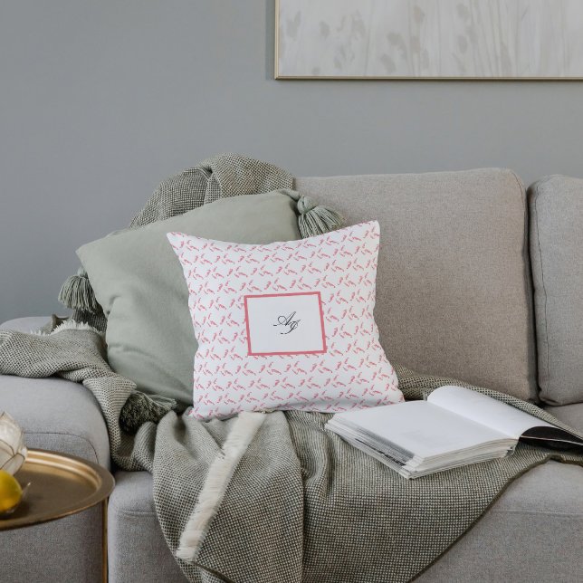 Rosa, leuchtend farbiges Seepferd Kissen (Von Creator hochgeladen)