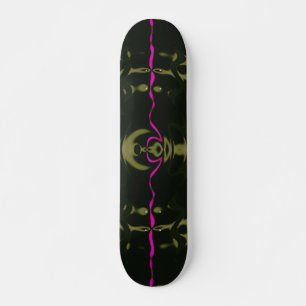 rosa Leuchtenmatte Skateboard
