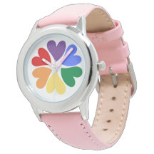 Rosa LGBTQIA Rainbow Sonnenblumen Flag Beobachten