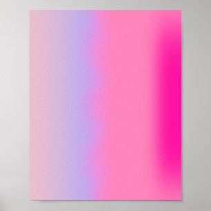 Rosa Lichter glänzen Poster