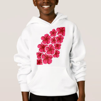 Rosa lieb süße Blume floral Hoodie