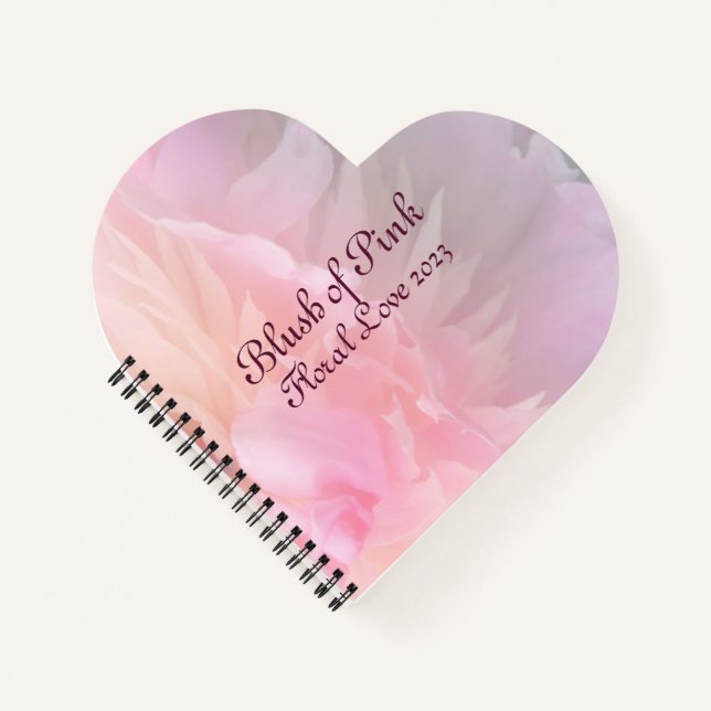 Rosa Liebe 2023 Wohnzimmer Notizbuch (Vorderseite)