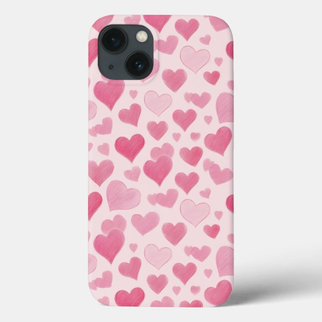 Rosa Liebe Case-Mate iPhone Hülle (Rückseite)
