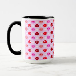 Rosa Liebe Emoji Kaffeetasse