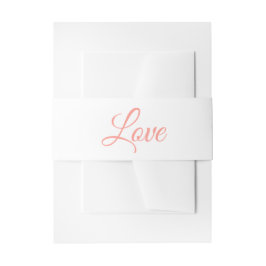 Rosa Liebe Hochzeit Brautparty Modernes, Minimalis Einladungsbanderole