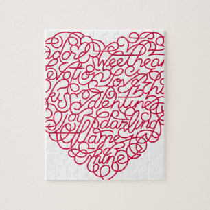 Rosa Liebe-Text-Herz