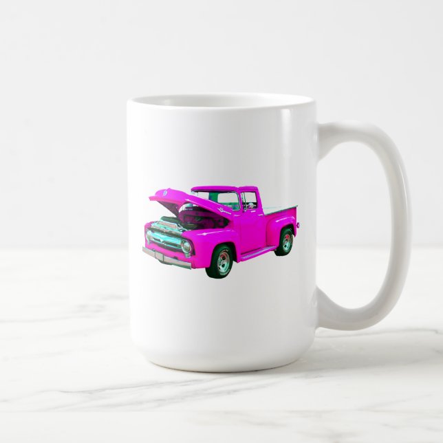 Rosa Lieferwagen Kaffeetasse (Rechts)