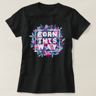 Rosa Lila blauer Bi-Stolz T-Shirt