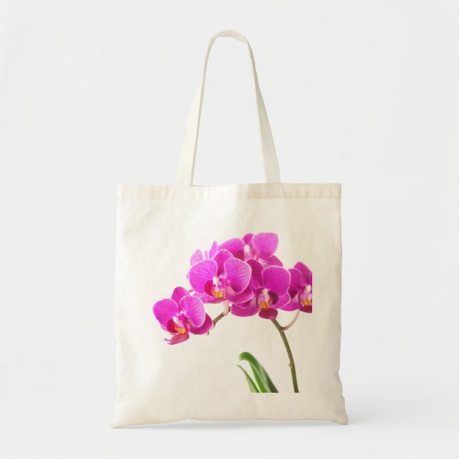 Rosa Lila Dendrobium Orchid Tropische Blume Tragetasche (Vorne)