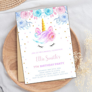 Rosa Lila grüne Blumenzwiebeln Einladung