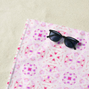Rosa Lila Hübsche Pasta Sommer Sommersaison Pool Strandtuch
