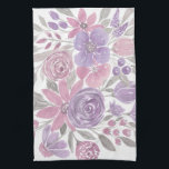 Rosa Lila Lichtfarbe Grüne Blütenfarbe Geschirrtuch<br><div class="desc">Dieses elegante und hübsche Muster ist perfekt für die trendige und stilvolle Frau. Die Blume und Blätter sind in Rosa, lila und hellgrün gehalten und auf einem weißen Hintergrund mit handgemalten Bildern dekoriert. Es ist künstlerisch, mädchenhaft, niedlich, einzigartig und trendig. ***WICHTIGE HINWEIS FÜR DESIGN: Für individuelle Designanforderungen, wie z.B. passende...</div>
