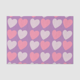 Rosa Lila Liebe Herz Seidenpapier