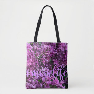 Rosa lila Lila Romantische Rosa Mama Tasche