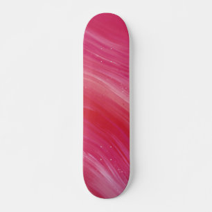 Rosa Lila Pastelflüssigkeit Skateboard
