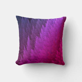 Rosa lila Tye Dye Feder Muster Kissen